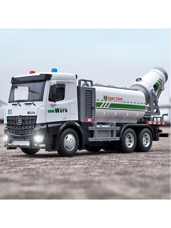 Anti-Epidemic Green Clean Fog Truck Toy – Disinfection-Style Vehicle Toy for Kids LMI12780.