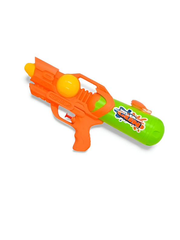 AquaJet – 350ml High-Pressure Water Gun Pichkari | Long Range Pump Action Water Blaster for Kids Orange LMI14359.