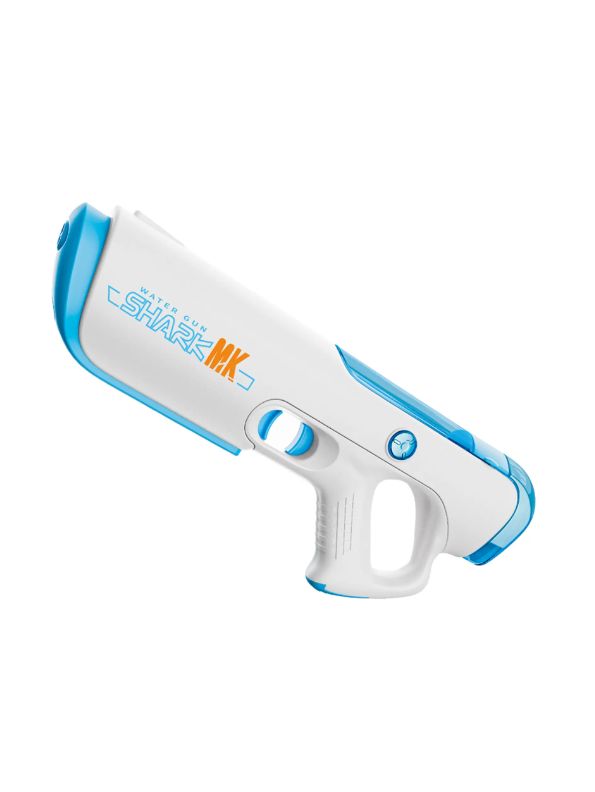 White - AquaPulse X1 Automatic Filling Water Gun Pichkari – Rechargeable High-Pressure Pulse Water Blaster for Adults