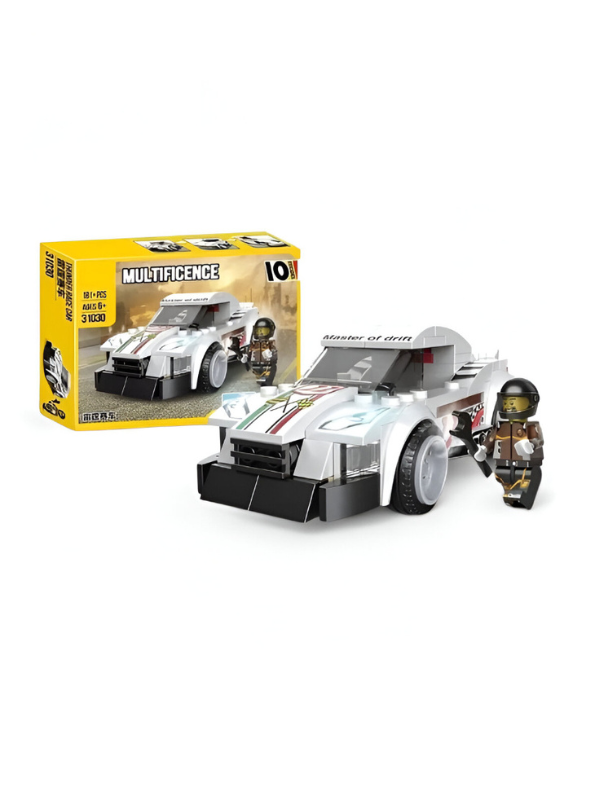 Architect Multificence Building Blocks Set – DIY Educational Toys for Kids & Teens 181+PCS | Cars, Planes, Trucks & Creativity Bricks White Stripped TV5576.