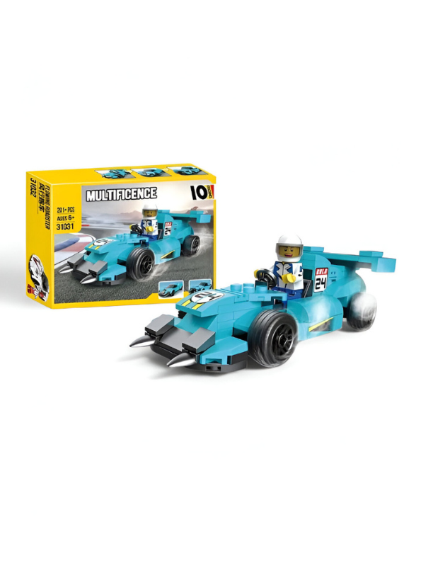 Architect Multificence Forklift Building Set – 211-Piece Construction Toy with Minifigure | DIY Educational Toys for Kids & Teens Turquoise TV5575.