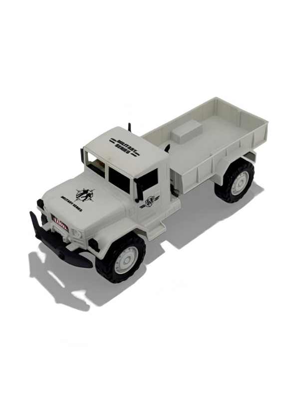 Army Military Truck Toy for Kids | Large Cargo Transportation Vehicle Grey LMI15589.