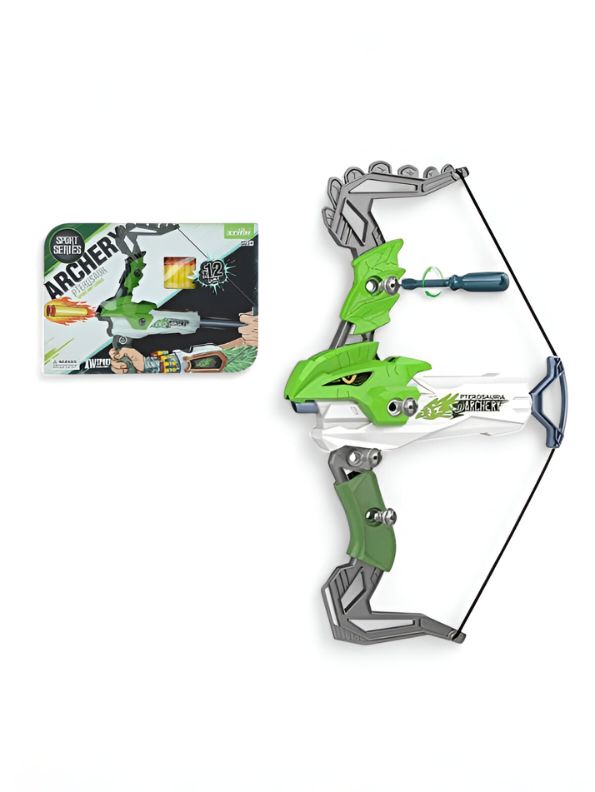 ArrowMaster – Kids Archery Set with 20 Suction Cup Arrows & Soft Bullets | Safe Bow & Arrow Toy Gift for Boys & Girls LMI14409.