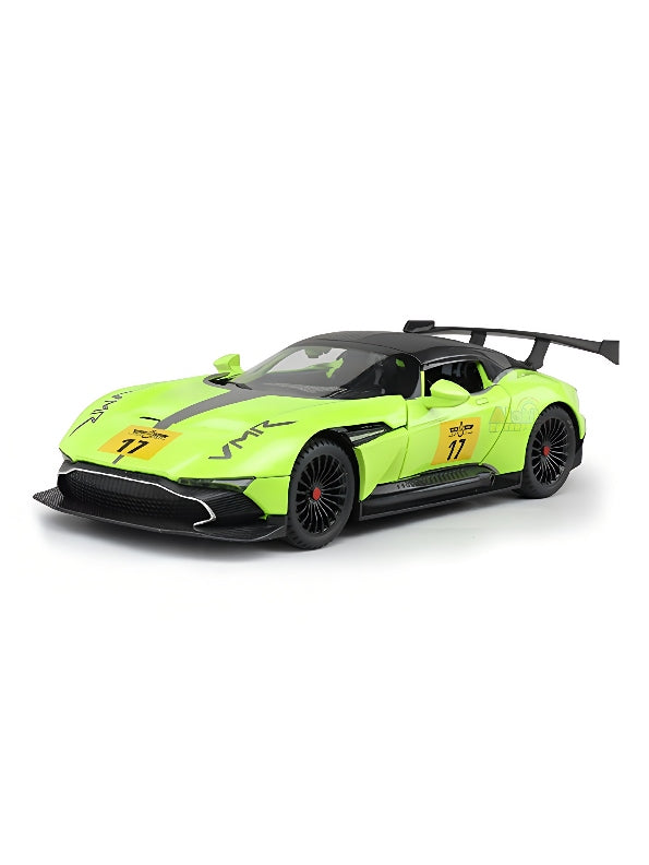 Aston Martin Vulcan Model Metal Diecast Car - Green Scale 1:22 (T-M-16) - Toyloft