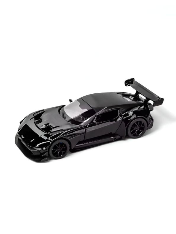 Black - Aston Martin Vulcan Diecast Pullback Car – Alloy Metal Racing Model Toy with Openable Doors, Collectible Gift for Kids Scale 1:32 (Copy)