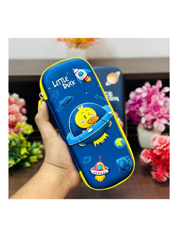 AstroDuck – Space Duck Astronaut Pouch for Kids | Single Chain Rocket & Planets Theme NOV3157.