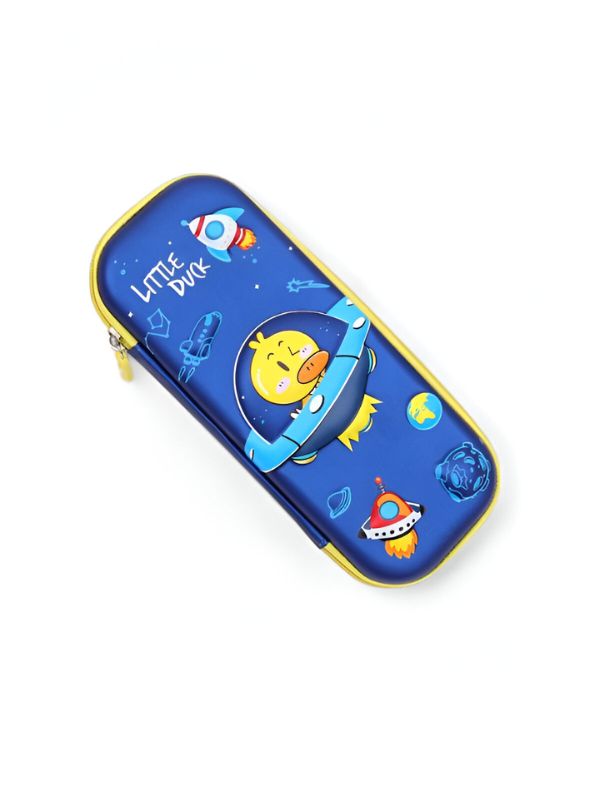 AstroDuck – Space Duck Astronaut Pouch for Kids | Single Chain Rocket & Planets Theme NOV3157.
