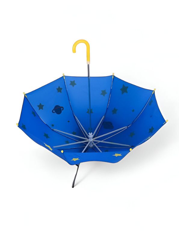 AstroRocket Kids Umbrella – Fun Space, Rocket & Star Theme Rain Gear for Children NOV6219.