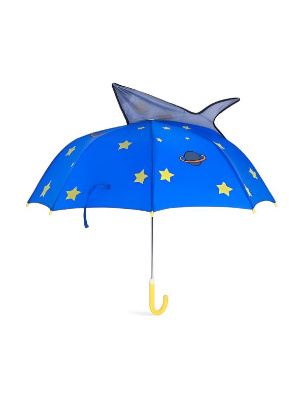 AstroRocket Kids Umbrella – Fun Space, Rocket & Star Theme Rain Gear for Children NOV6219.