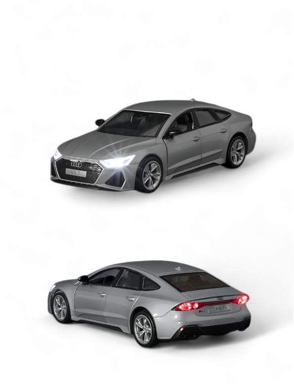 Audi A7 1:24 Scale Diecast Metal Model Car – Grey (MD-N-24)