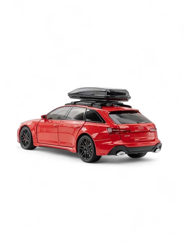 Audi RS6 Avant Model 1:24 Scale Diecast Car - Red Metal Collectible | MD-O-24 - Toyloft
