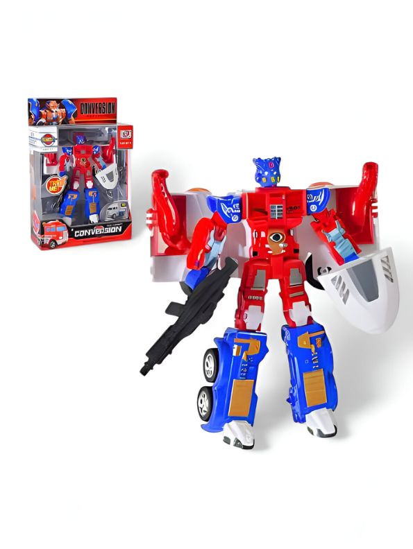 AutoShift X – Transforming Robot to Car Toy | 2-in-1 Automatic Conversion Vehicle for Kids LMI15059.