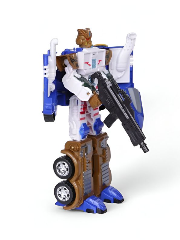 Blue - AutoShift X – Transforming Robot to Car Toy | 2-in-1 Automatic Conversion Vehicle for Kids LMI15059.