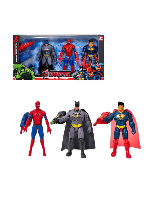 Avengers Hero Alliance 3-Pack: Batman, Superman & Spider-Man