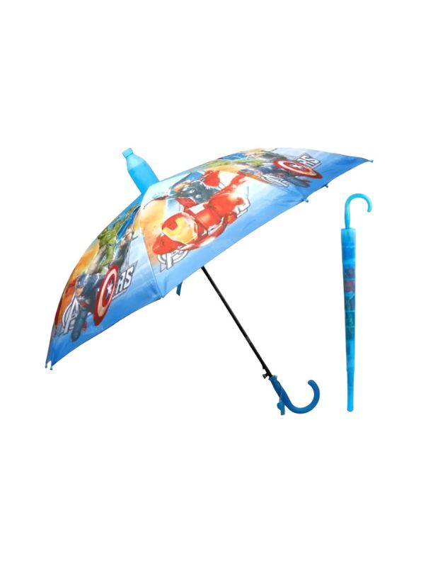 Avengers Kids Umbrella – 50cm | Iron Man, Captain America & Hulk Themed Umbrella for Boys NOV9693.