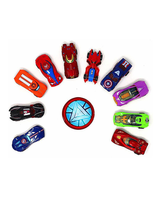 Avengers Super Hero Metal Die Cast Cars Set - Multicolor (MS-M-7) - Toyloft