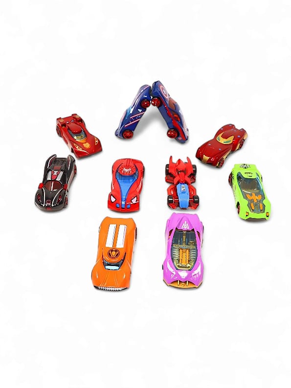 Avengers Super Hero Metal Die Cast Cars Set - Multicolor (MS-M-7) - Toyloft