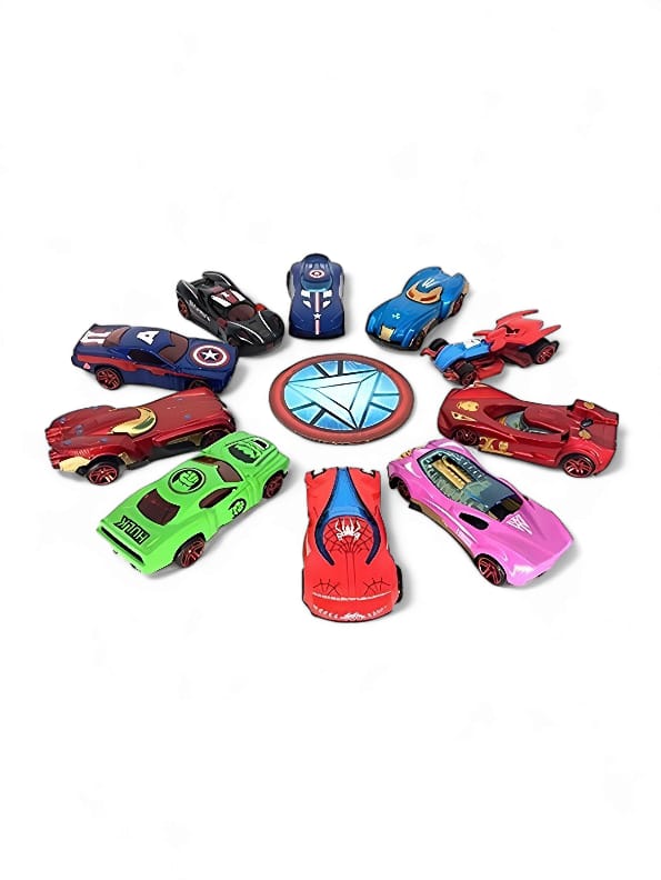 Avengers Super Hero Metal Die Cast Cars Set - Multicolor (MS-M-7) - Toyloft