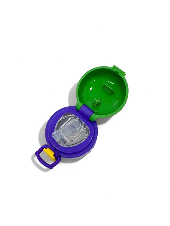 HulkSip - Avengers Theme Sipper Bottle - Stainless Steel & Leakproof 500ml Push Button with Lock NOV8408.