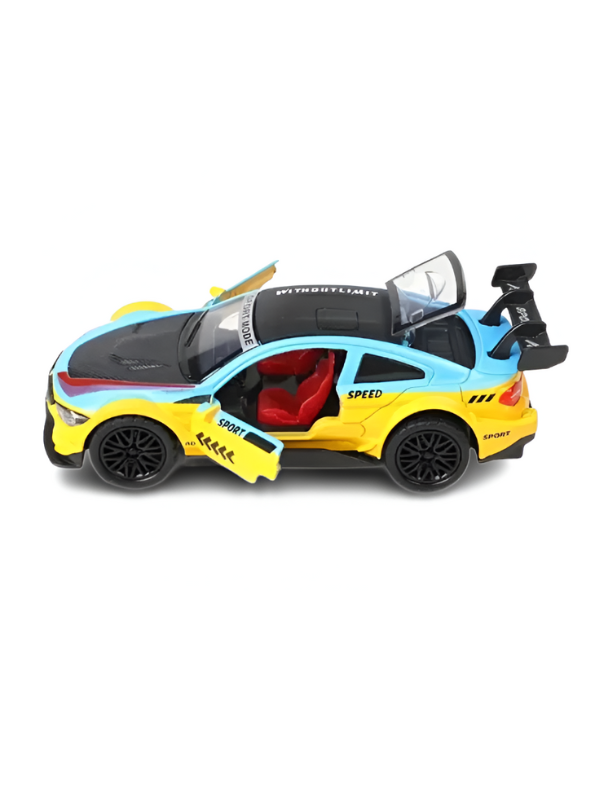 BMW M4 Diecast Model Car 1:36 Scale | Alloy Toy Vehicle with Pullback Action | Collector's Gift for Kids & Adults LMI15331.