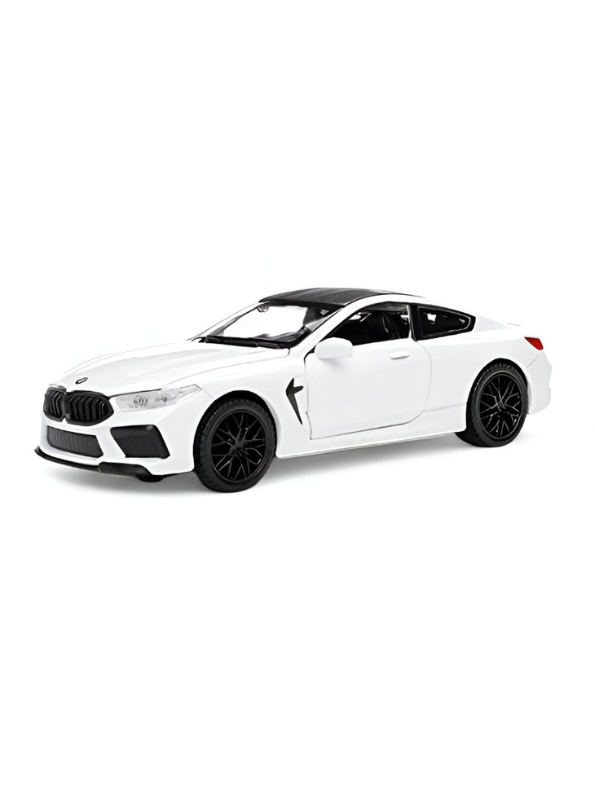 BMW M8 MH8 800 Model Diecast Car 1:24 Scale - White TV468