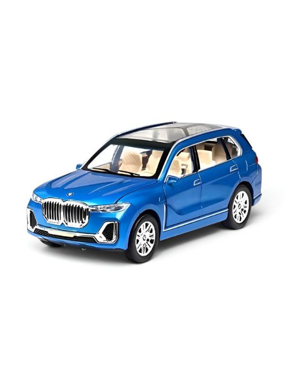 BMW X7 Alloy Diecast Model Car 1:24 Scale | Pull Back Toy Car with Sound, Light & Spray Effect | Metal Toy TV5279