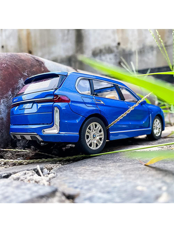 BMW X7 Model Metal Diecast Car Openable Doors Sound And Light - Blue (M-38) - Toyloft