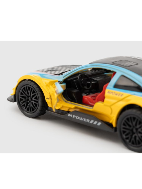 BMW M4 Diecast Model Car 1:36 Scale | Alloy Toy Vehicle with Pullback Action | Collector's Gift for Kids & Adults LMI15331.