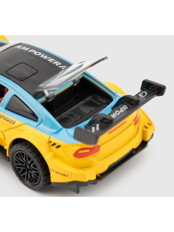 BMW M4 Diecast Model Car 1:36 Scale | Alloy Toy Vehicle with Pullback Action | Collector's Gift for Kids & Adults LMI15331.