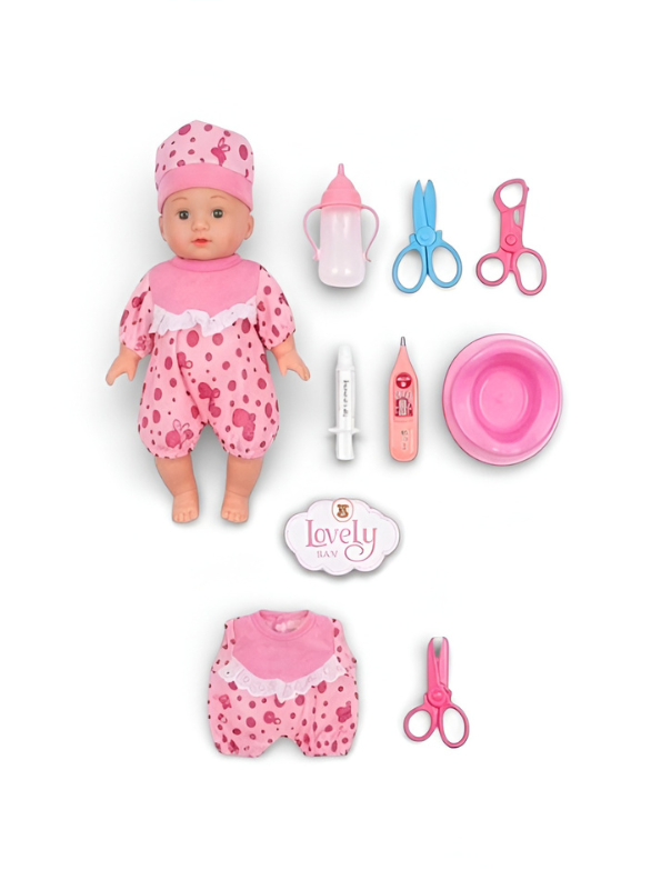 Baby Doll Medical Kit – Doctor Playset with Accessories for Role Play & Learning TV2178.