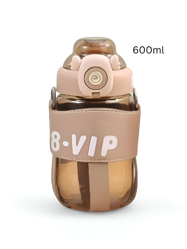 Browm - Baby Drink Bouncing Cup Water Bottle – Cute Mini Sports Bottle with Straw for Toddlers NOV1340.