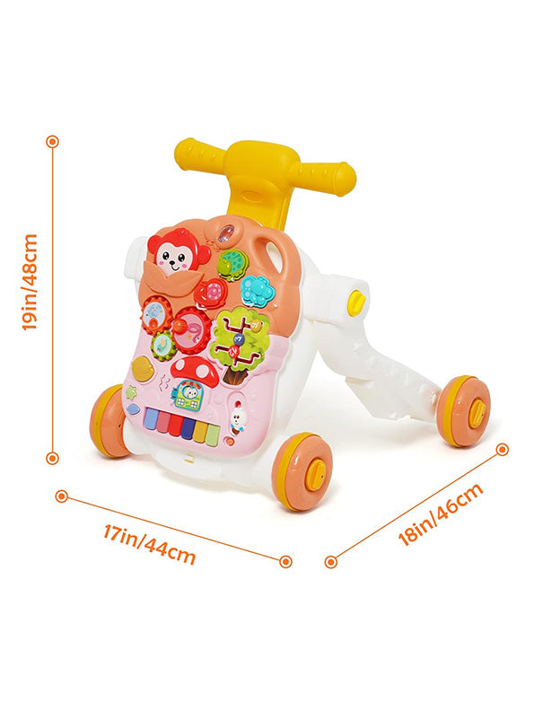 Baby Push Walkers In Baby Activities & Gear - Brown (NX-L-J-9) - Toyloft