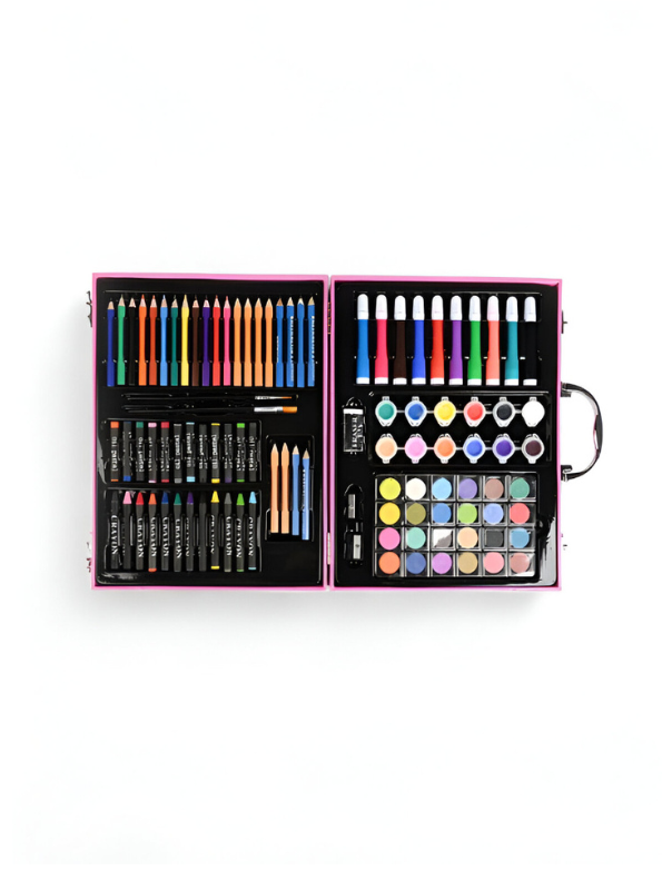 Barbie Limited Edition 128-Piece Art & Coloring Kit | Princess Briefcase with Art Supplies | Back to School Gift for Girls NOVHBC-188308.