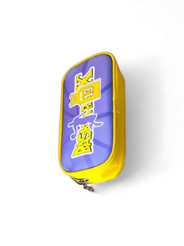 Basketball Pencil Case for Kids | Sports Themed Pen Pouch with Zipper | Boys Stationery Organizer Gift NOVGBT-50247.
