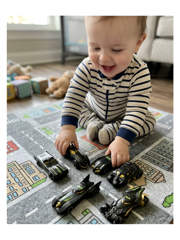 Batman Alloy Die-Cast Cars Set of 6 – Premium Zinc Alloy Toy Cars.