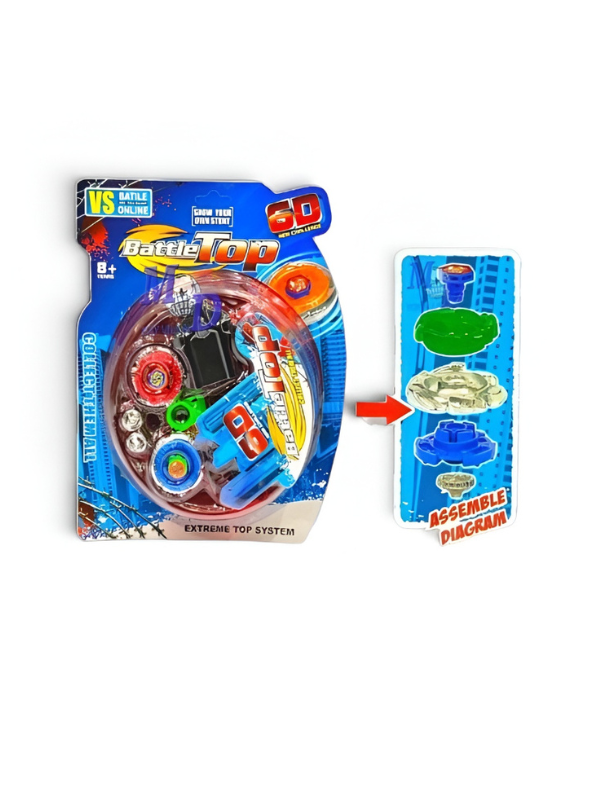Battle Top Spinning Toy Fusion Combat Tops & Launcher TV518.