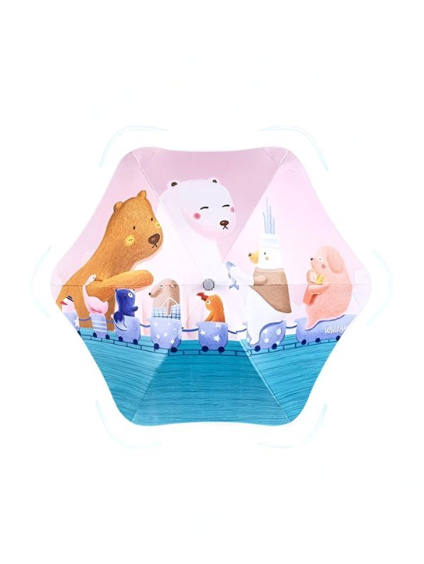 BearBrella – 50cm Cute Bear Print Water Umbrella for Kids, Lightweight and Safe for Children NOV9690.