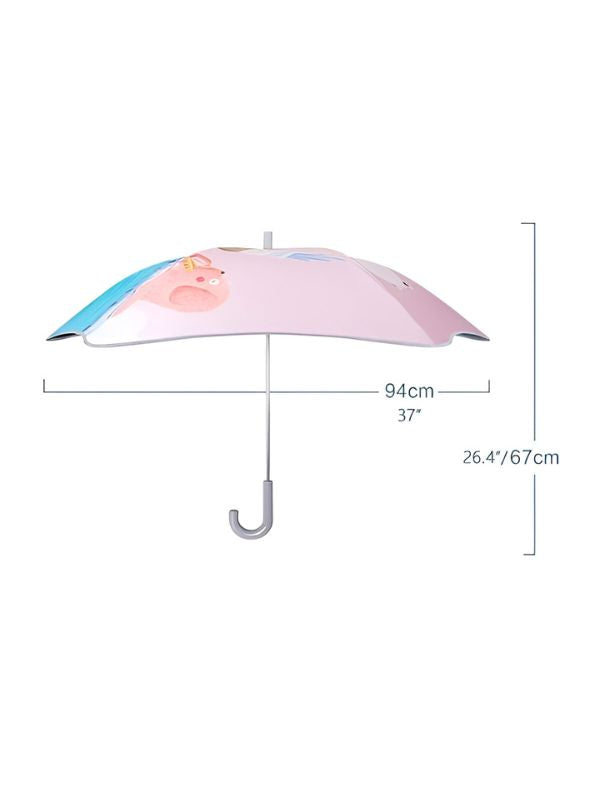 BearBrella – 50cm Cute Bear Print Water Umbrella for Kids, Lightweight and Safe for Children NOV9690.