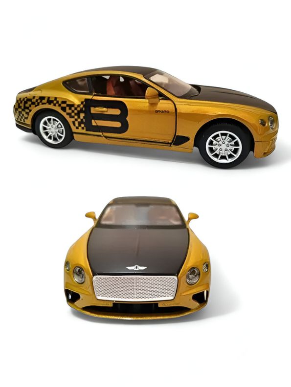 Gold - Bentley Continental GT 370 Diecast Model – Perfect for Car Collectors & Enthusiasts Scale 1:22 LMI14933.