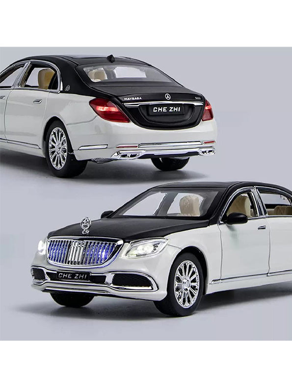 Mercedes Benz Maybach S600 Metal Model Diecast Car - White (M-8) - Toyloft