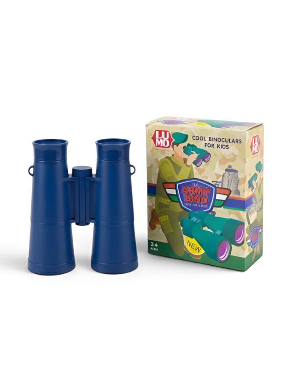 Binoculars with Neck Strap – Durable Plastic Pretend Play Field Glasses LMI10570.