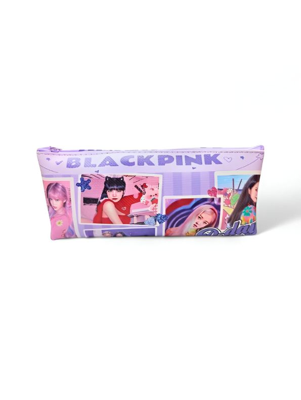 Lavender - Blackpink Pouch – Blackpink Soft Pouch with Single Chain | Stylish & Lightweight Travel Pouch for Girls NOV6160.