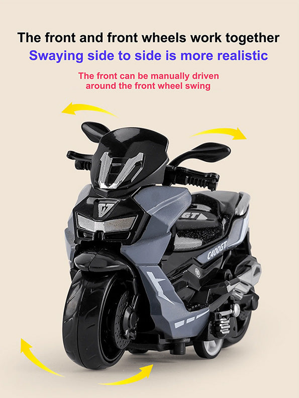 Boomerang Motorcycle Model G400 GT - Grey (NX.L-16) - Toyloft