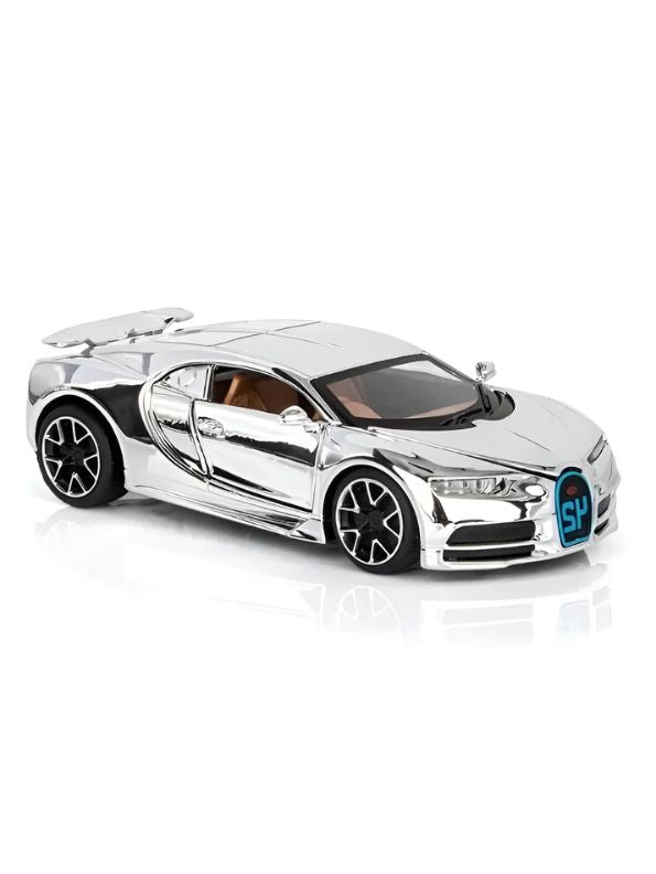 Bugatti Chiron 42 Diecast Car – Premium Collectible Model Scale 1:32 with Acrylic Display Case.