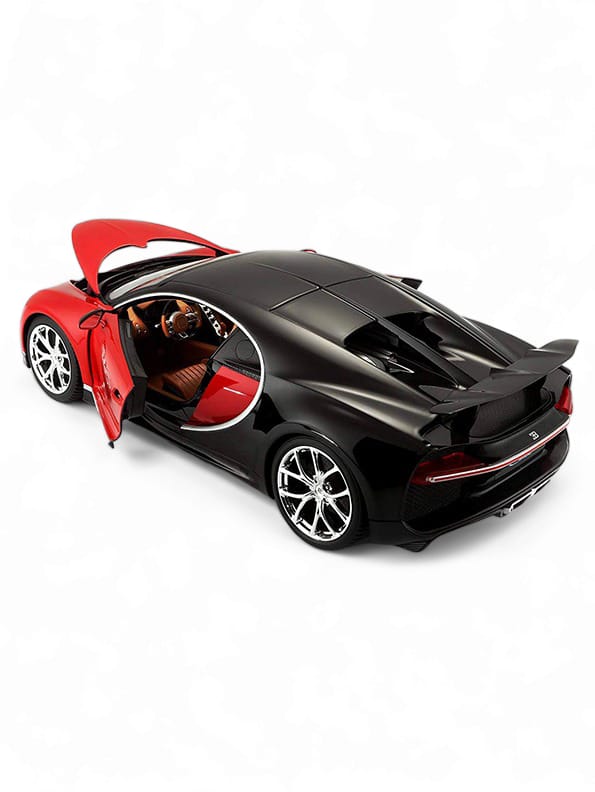 Bugatti Chiron Metal Model Diecast Car - Red Scale 1:32 (MD-17) - Toyloft
