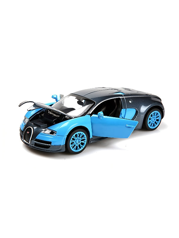 Bugatti Chiron Metal Model Diecast Car - Blue Scale 1:32 (MD-17) - Toyloft