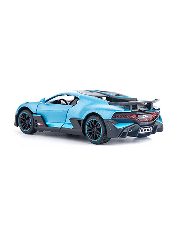 Bugatti Divo Pull Back Cars - Blue Small Size Scale 1:32 (MS-May-46) - Toyloft