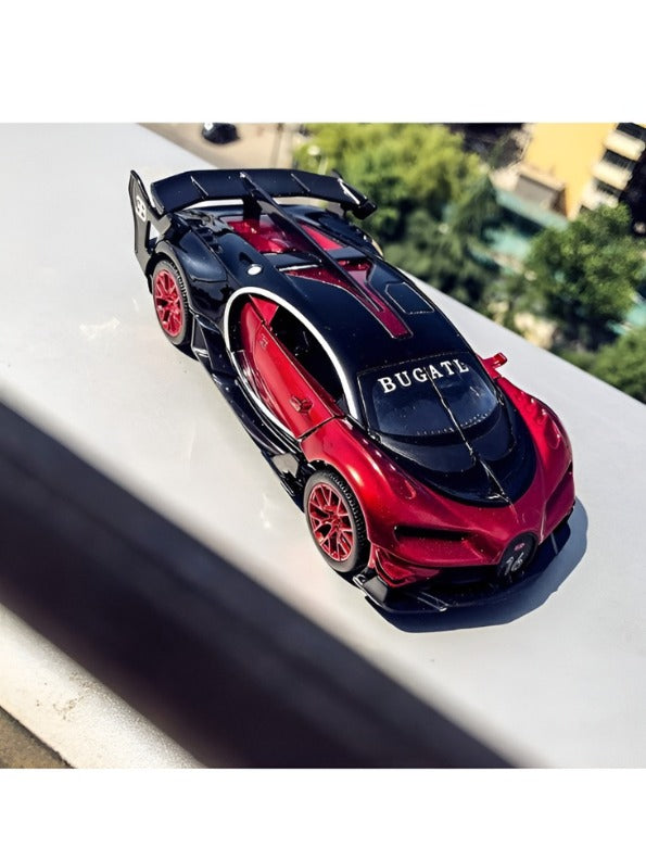 Bugatti Turismo Diecast Model Car 1:32 Scale Red MD290.