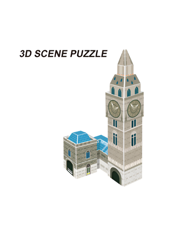 Build & Play – 178PCS Aircraft Bell Tower Construction Kit STEM Building Blocks Toy for Kids, Educational Assembly Playset NX13236.