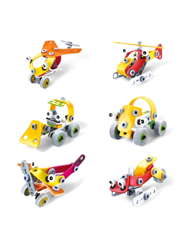 Build & Play – 178PCS Aircraft Bell Tower Construction Kit STEM Building Blocks Toy for Kids, Educational Assembly Playset NX13236.